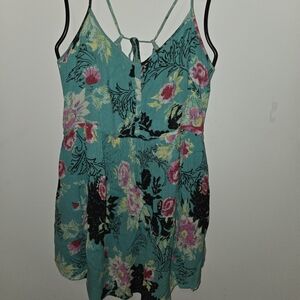 Billabong Teal Floral Dress